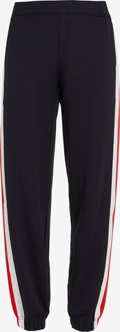 Tommy Hilfiger Curve Tapered Broek in Blauw: voorkant