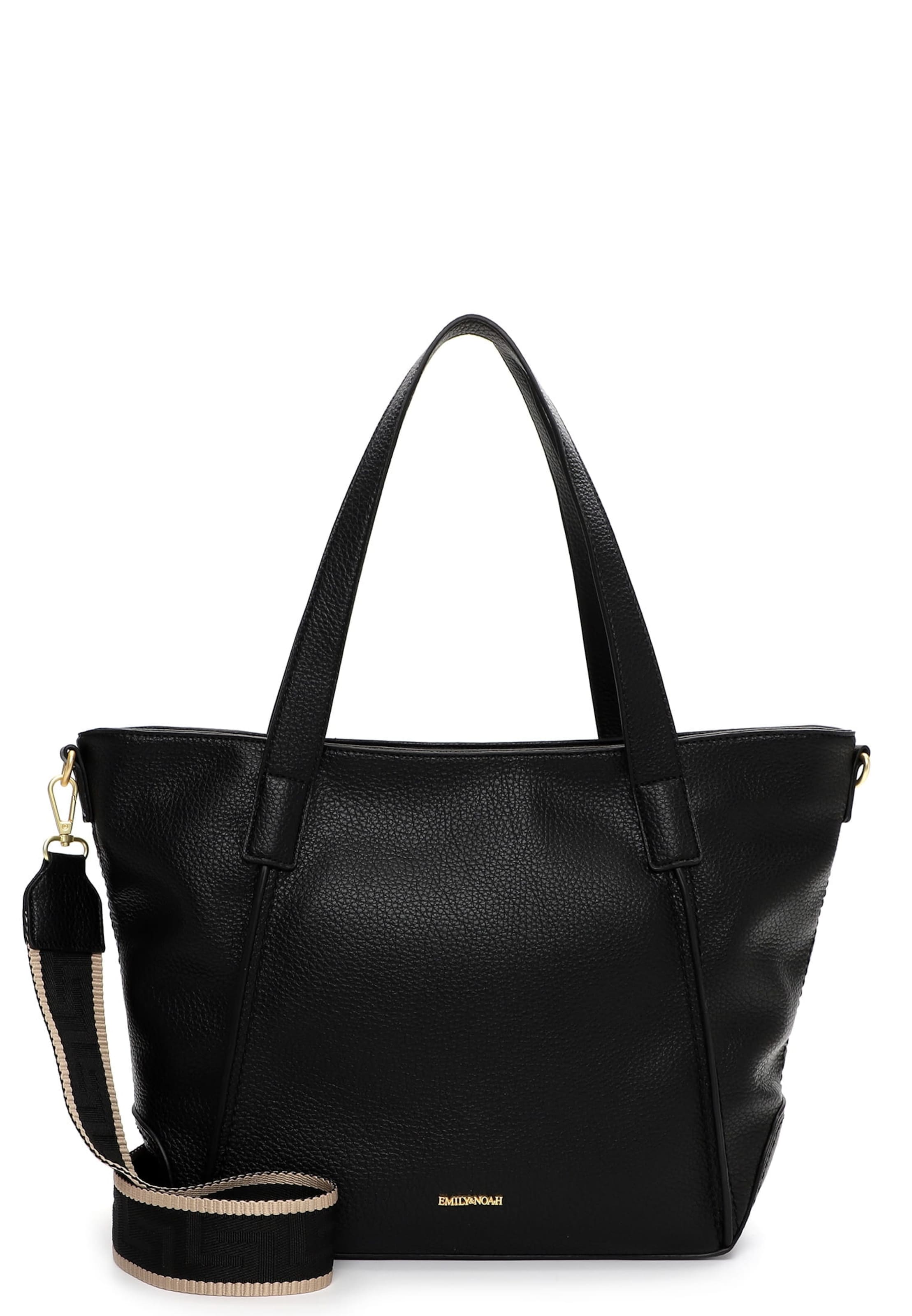 Emily & Noah Shopper 'Julie' in Schwarz: Vorderseite