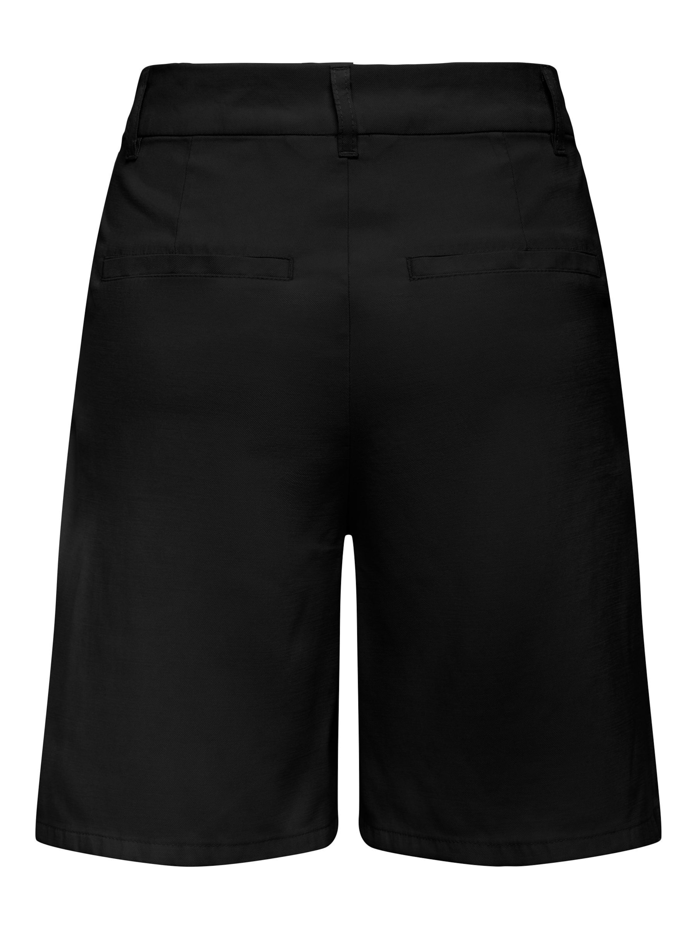 ONLY Regular Bandplooibroek 'ONLaris' in Zwart