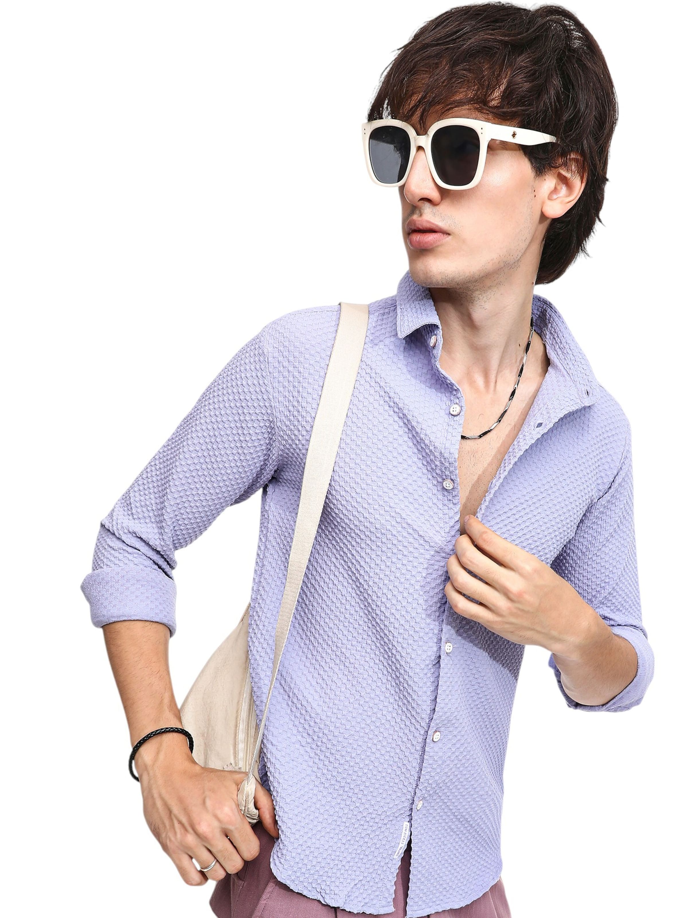 Campus Sutra Regular fit Skjorta ' Tilly ' i blå