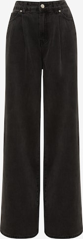 Calli Wide Leg Jeans i svart: forside