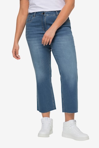 Angel of Style Flared Jeans in Blauw: voorkant