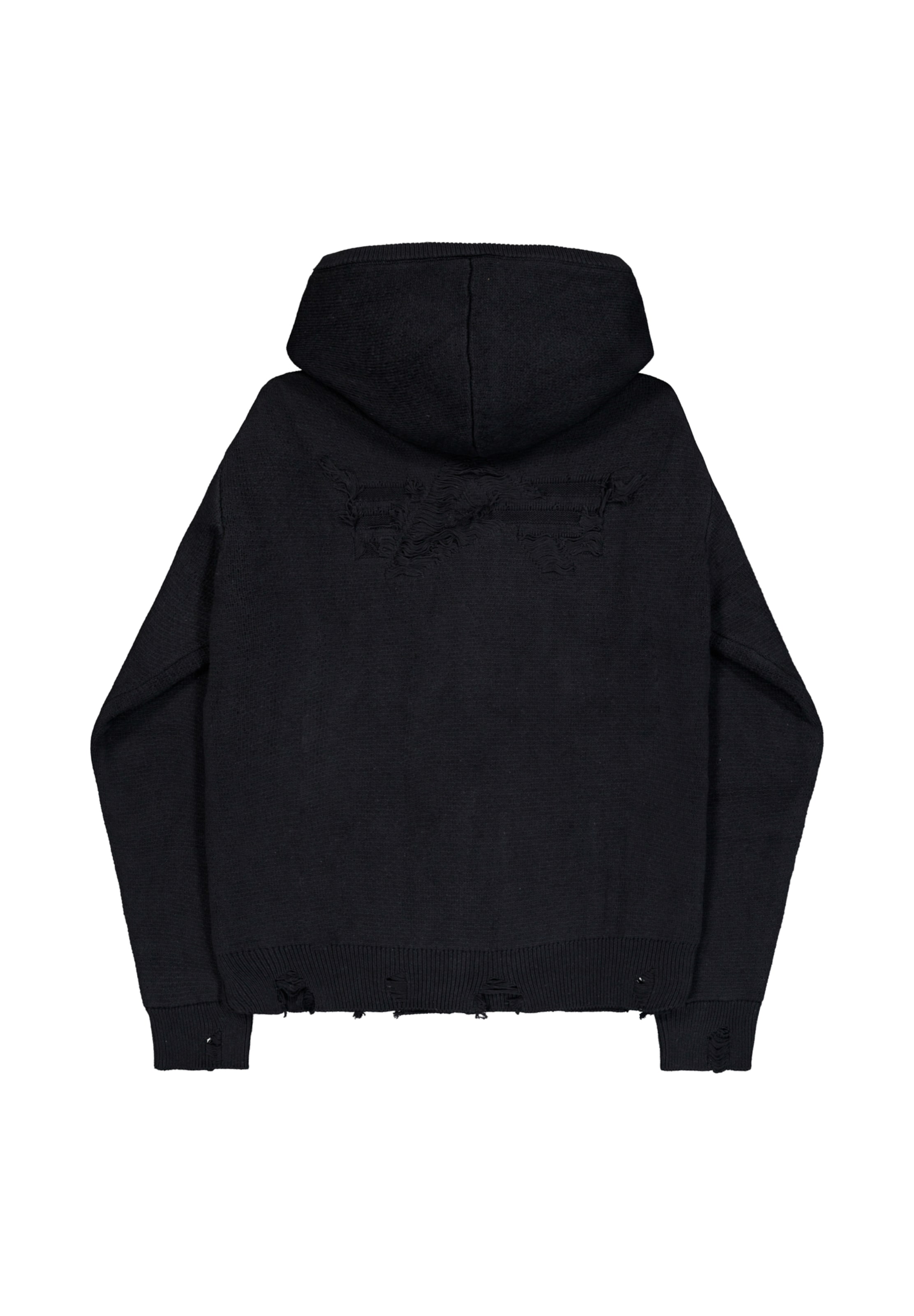 ALPHA INDUSTRIES Πλεκτή ζακέτα σε μαύρο