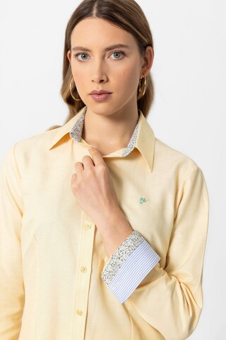 Camicia da donna ' NIHAN ' di DENIM CULTURE in giallo
