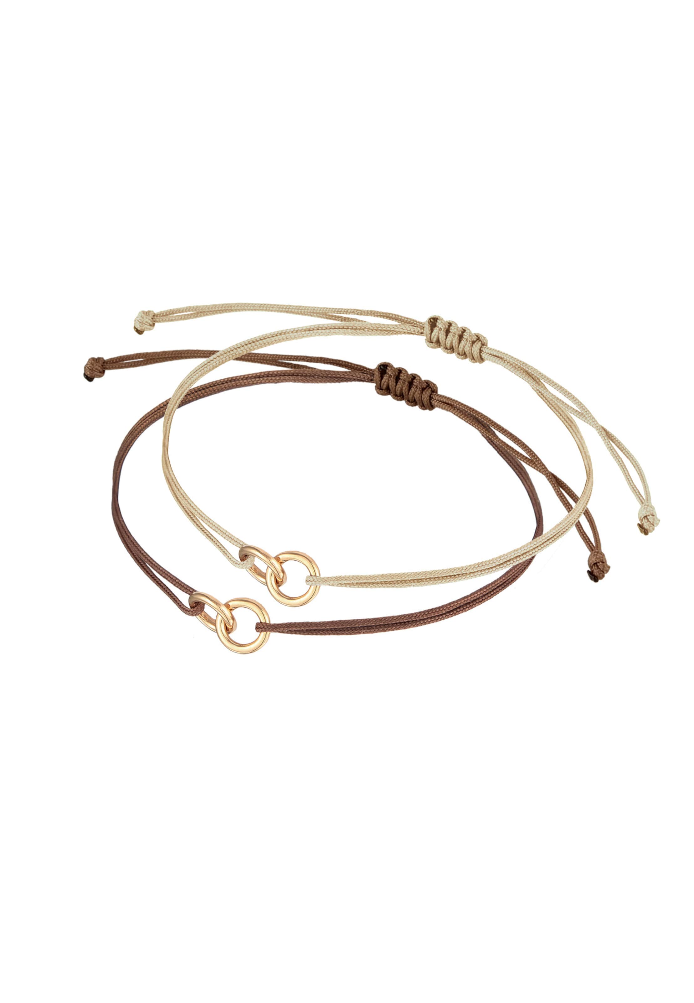 ELLI Bracelet 'Infinity' in Brown