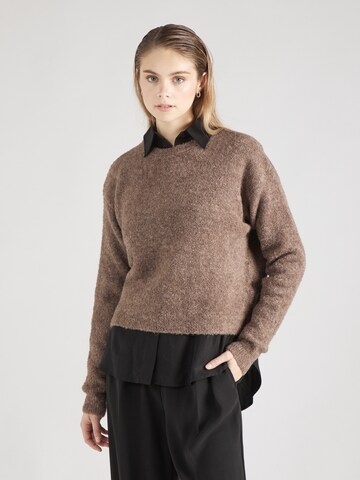 Guido Maria Kretschmer Women - Pullover 'Hedda' em castanho: frente