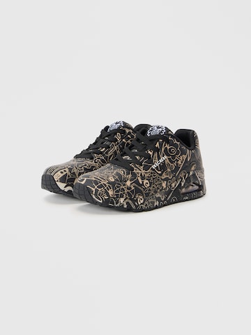 Sneaker low 'Uno' de la SKECHERS pe negru