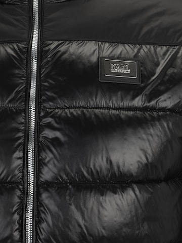 juoda Karl Lagerfeld Žieminė striukė