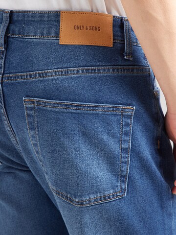 Only & Sons Regular Jeans 'ONSWEFT' in Blau