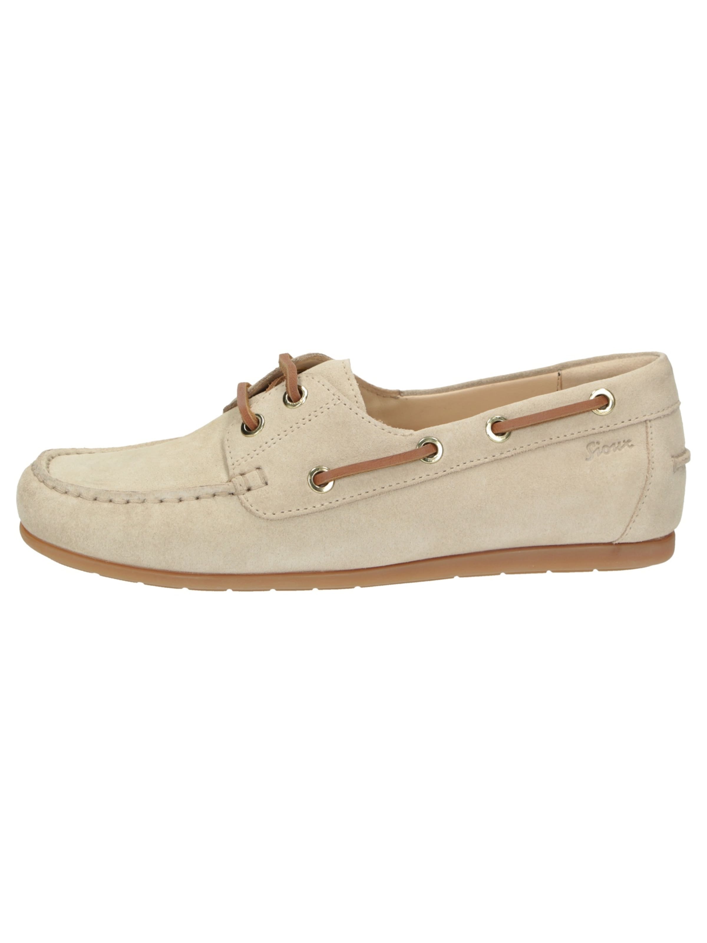SIOUX Lace-up shoe ' Simadesa-701 ' in Beige