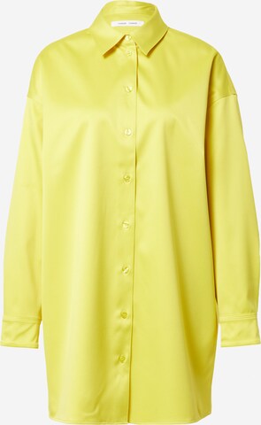 Robe-chemise 'Annie' Samsøe Samsøe en jaune : devant