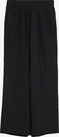 s.Oliver Wide Leg Hose in Schwarz: Vorderseite