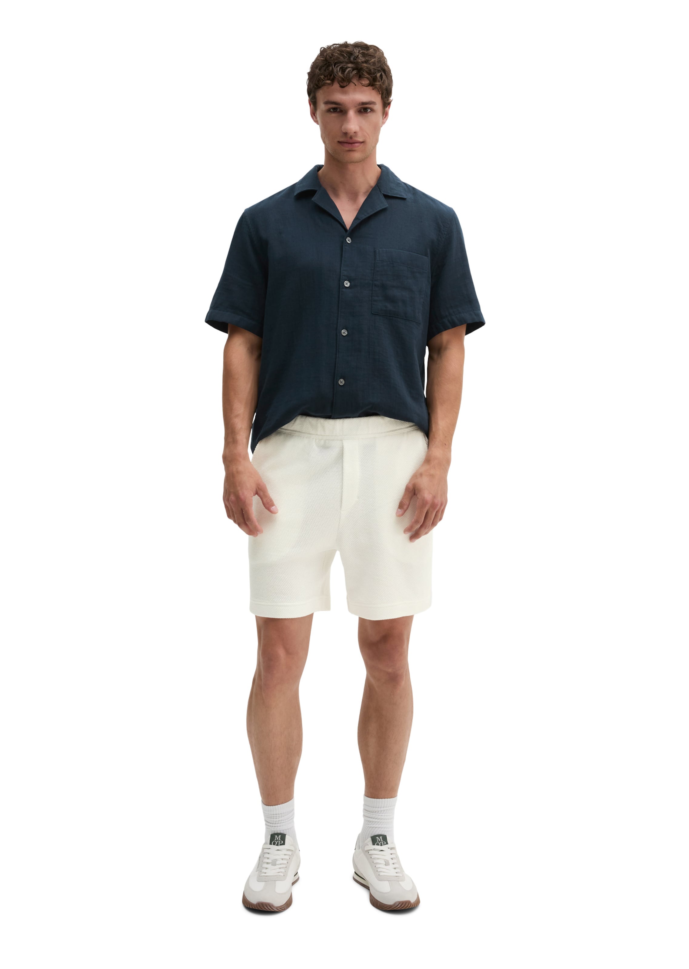 Marc O'Polo Comfort fit Overhemd in Blauw