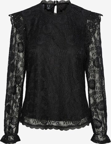 PIECES - Blusa en negro: frente