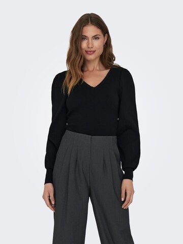 Pull-over 'MALA' ONLY en noir : devant