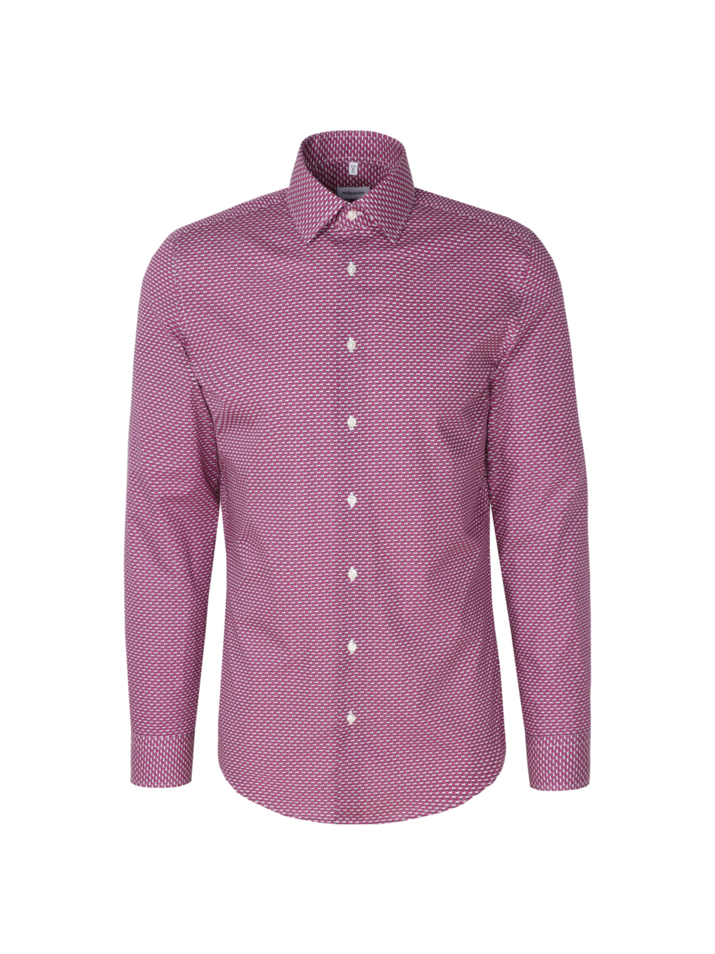 Slim fit Camicia business di SEIDENSTICKER in rosa: frontale