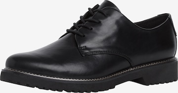 MARCO TOZZI - Zapatos con cordón en negro: frente