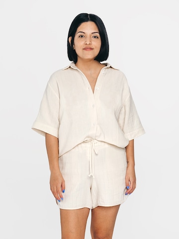 Erlich Textil Regular Fit Hemd in Weiß: Vorderseite