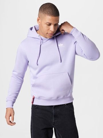 ALPHA INDUSTRIES Regular Fit Sweatshirt i lilla: forside