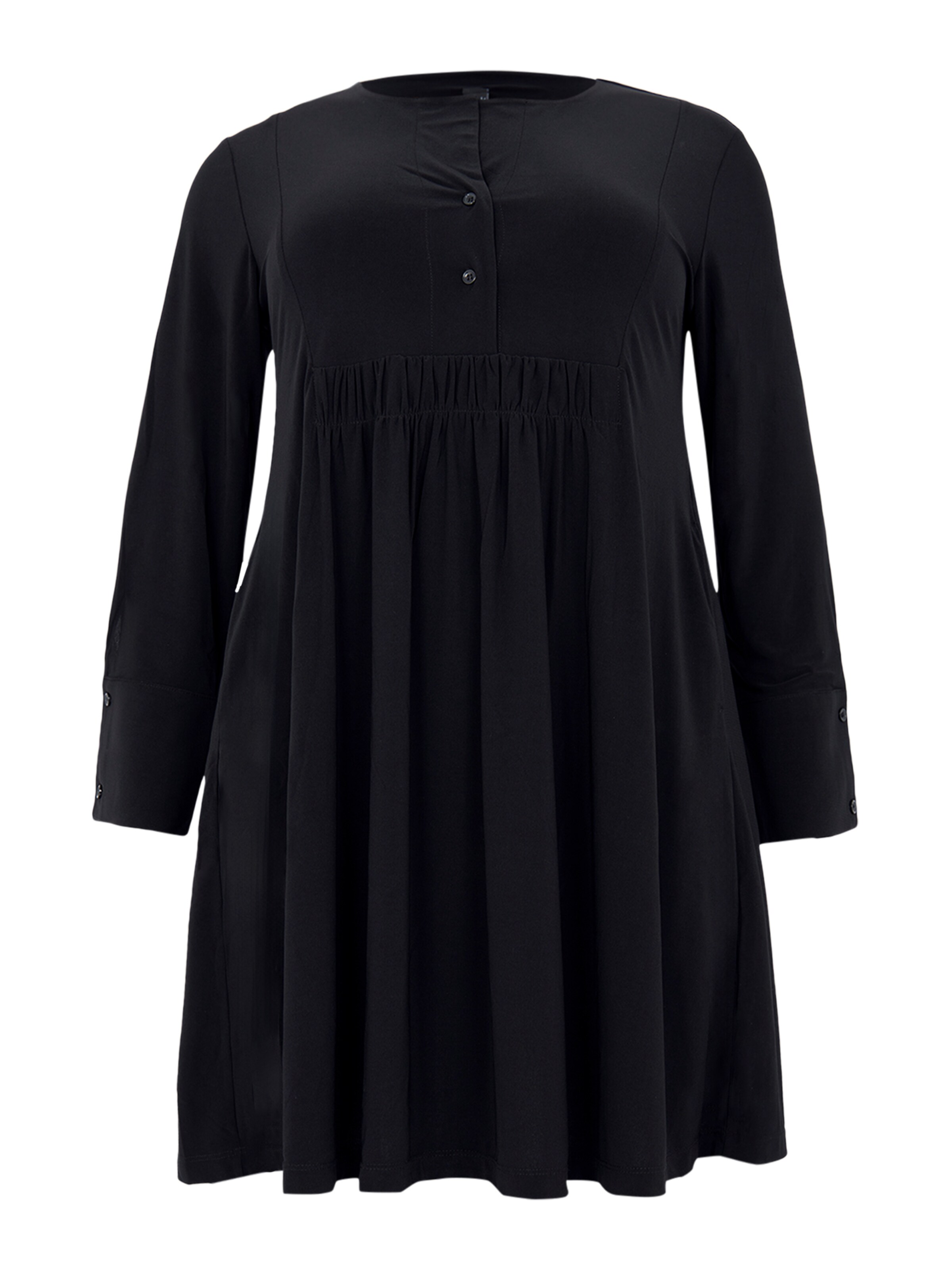 YOEK Jurk in Zwart: voorkant