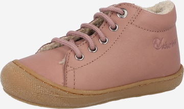 NATURINO First-Step Shoes 'Cocoon' in Pink: front