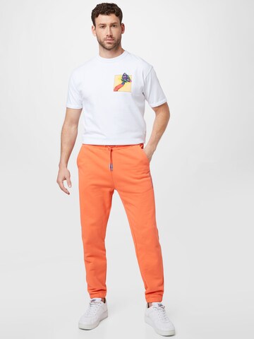SCOTCH & SODA Zwężany krój Spodnie w kolorze pomarańczowy
