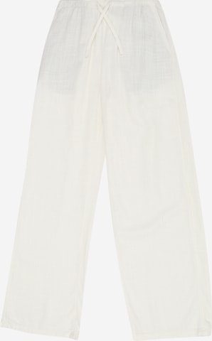 Wide Leg Pantalon 'NLFFinen' LMTD en blanc : devant