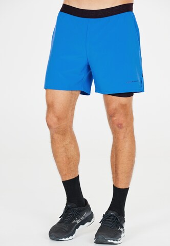 ENDURANCE Regular Workout Pants 'Bing' in Blue: front