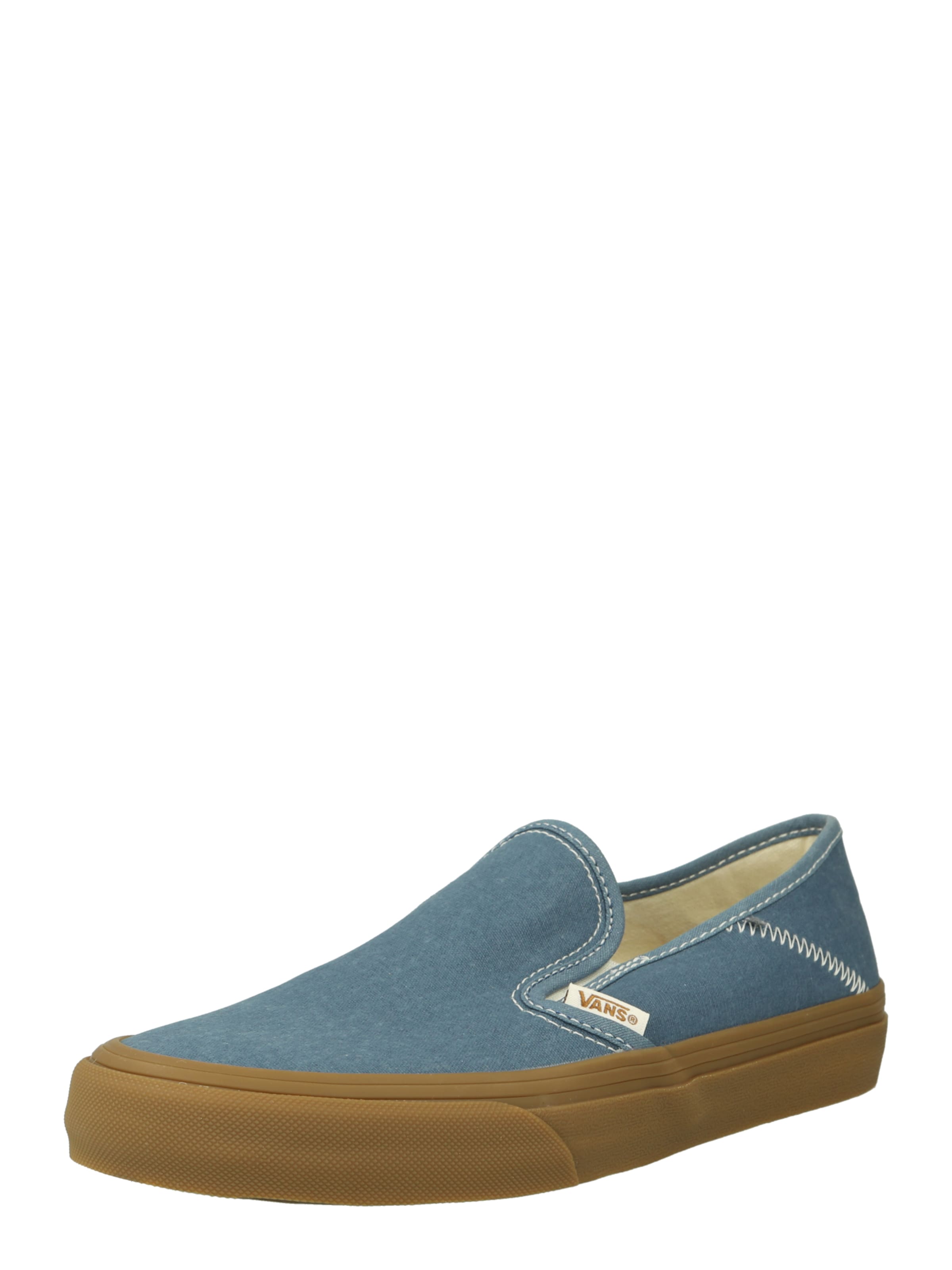 VANS - Sapatilhas slip-on em azul: frente