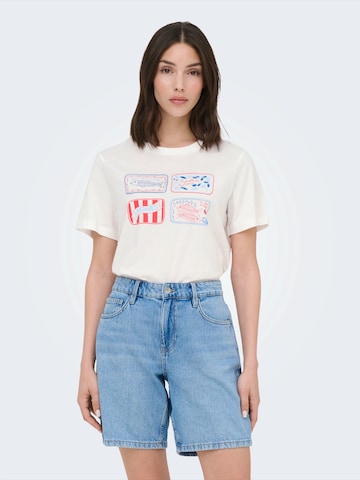 balta JDY Marškinėliai 'JDYLIMA': priekis