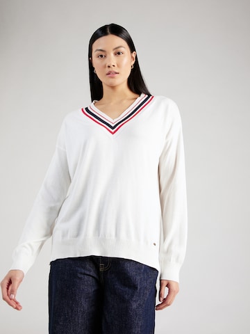 Pullover 'PERLINE' di Pepe Jeans in bianco: frontale