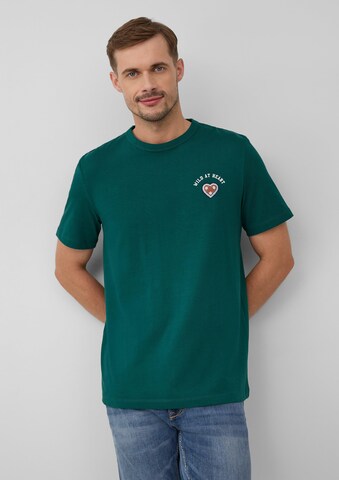 s.Oliver Shirt in Groen: voorkant