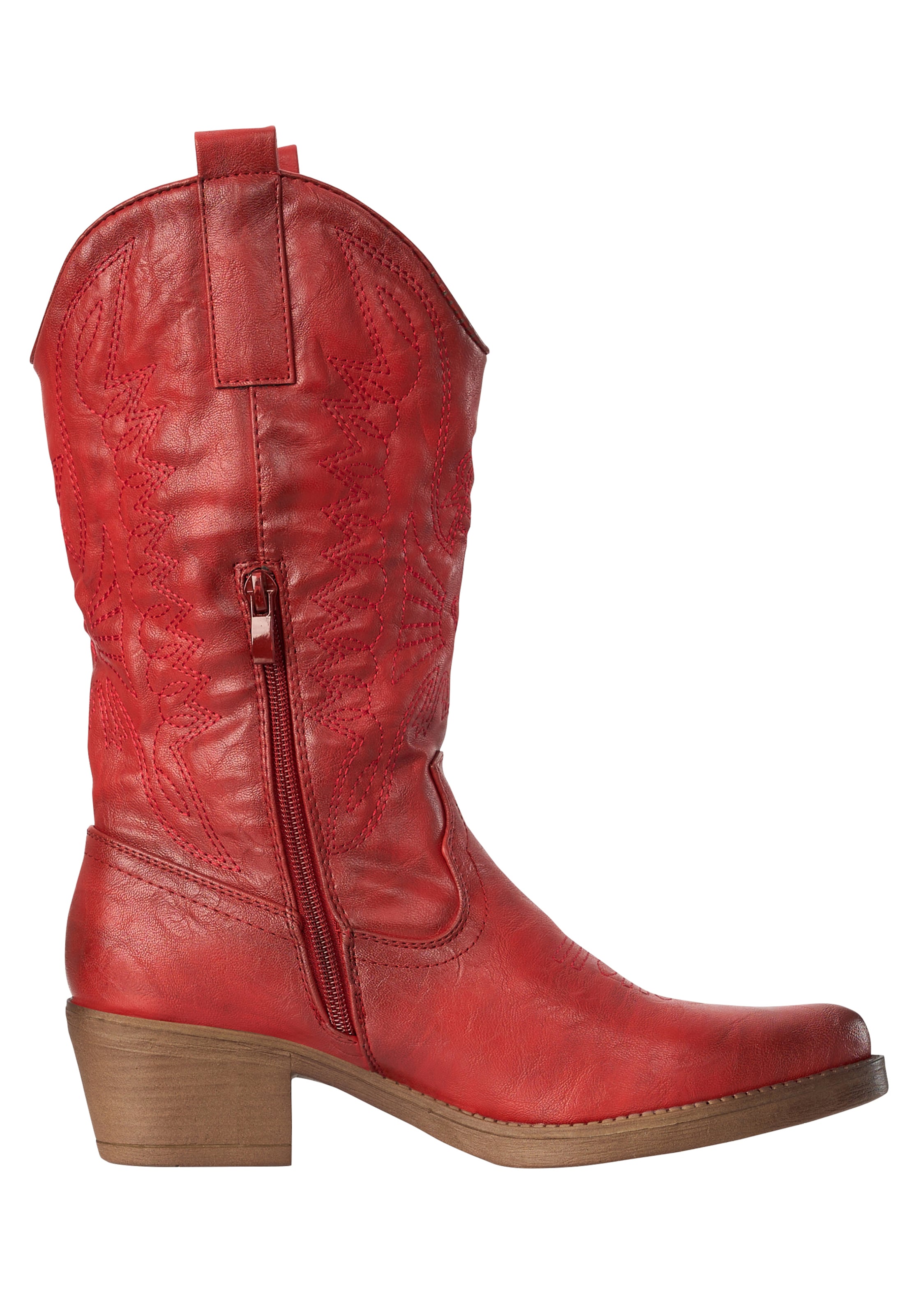 Elara Comwboystøvler i rød