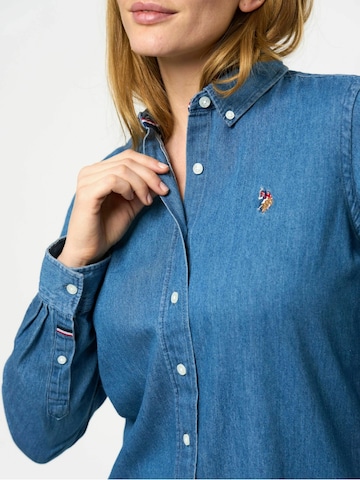 U.S. POLO ASSN. Bluse 'Bene' i blå