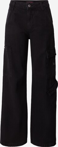 Mavi Loose fit Cargo Jeans 'DUBLIN' in Black: front