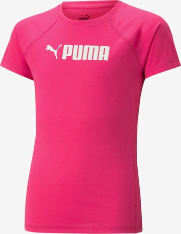 PUMA Функционална тениска в розово: отпред