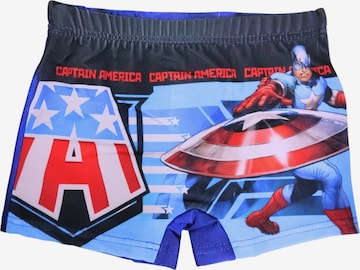 Marvel Avengers Board Shorts 'Avengers Captain America' in Blue: front