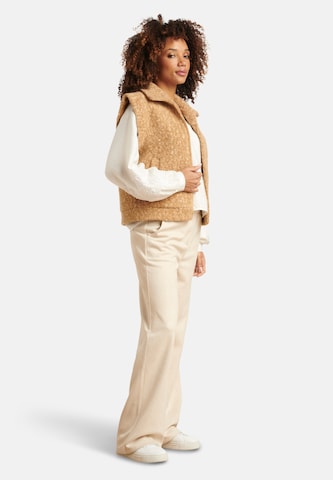 Smashed Lemon Bodywarmer in Beige