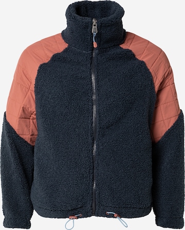 Stitch and Soul Fleece jas in Blauw: voorkant