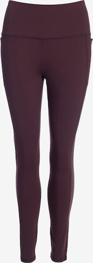 Leggings Spyder pe roșu bordeaux / alb, Vizualizare produs