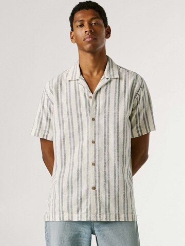 Regular fit Camicia 'Pershore' di Pepe Jeans in bianco: frontale