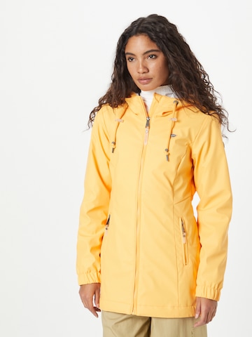 Ragwear מעילים לעונת מעבר 'MINATO' בצהוב: מלפנים