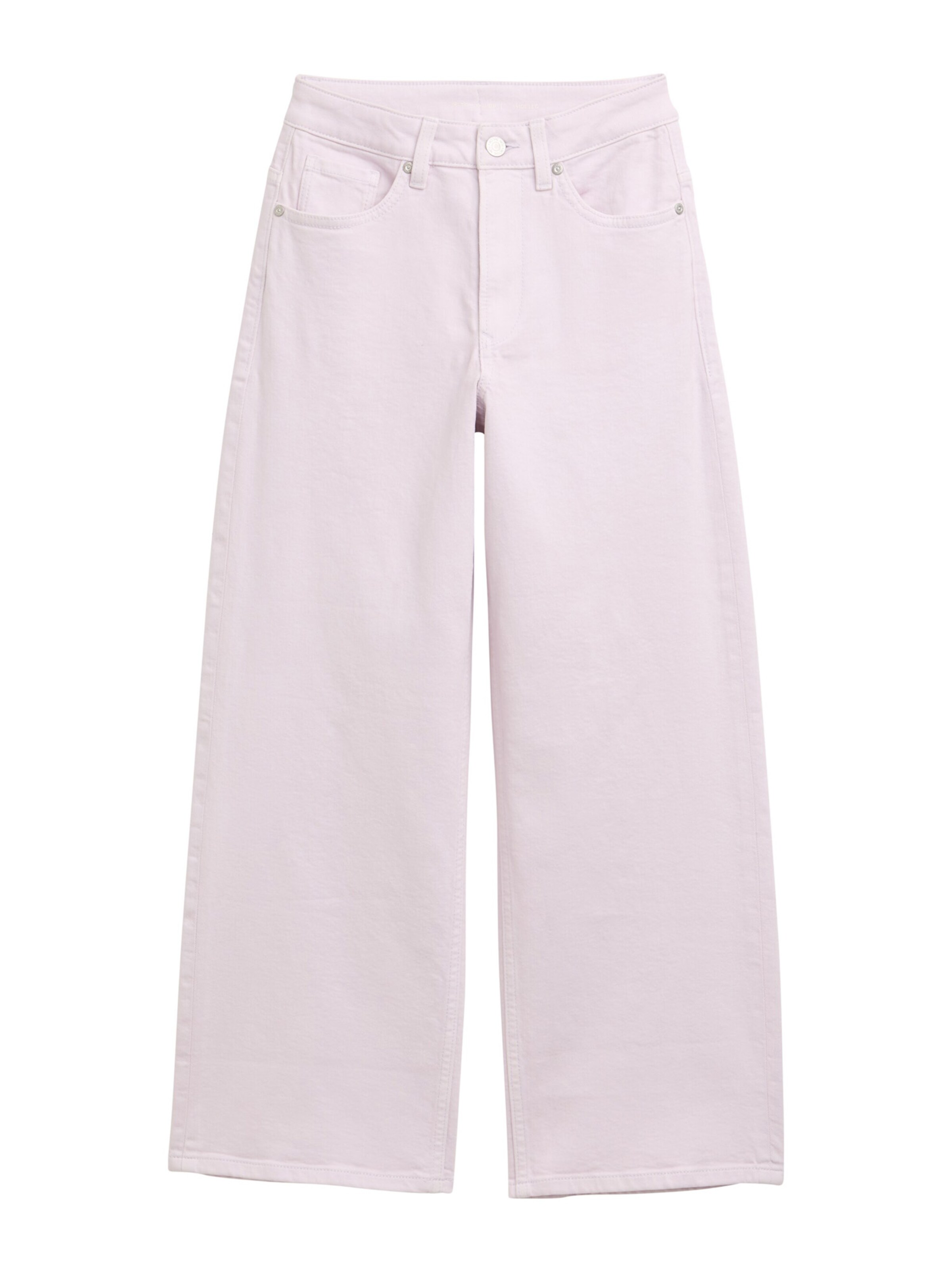 TOM TAILOR Wide leg Trousers in Purple: front