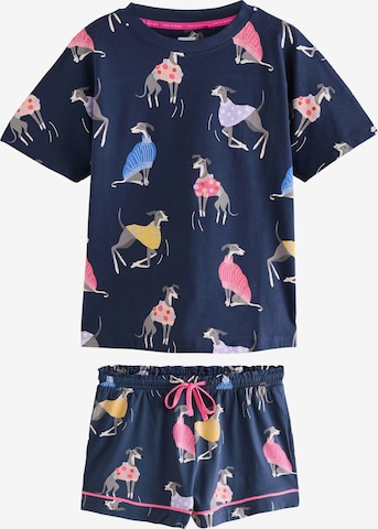 mėlyna Next Pižama su šortais: priekis