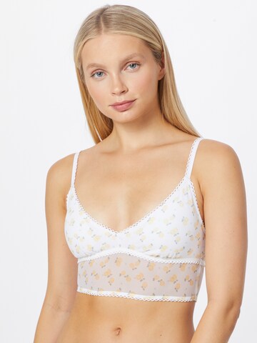 HOLLISTER Bustier Melltartó - fehér: elől