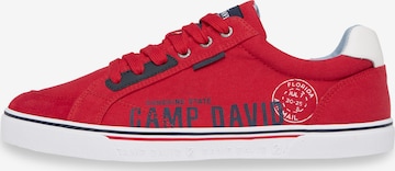 CAMP DAVID Sneaker low in Rot: predná strana