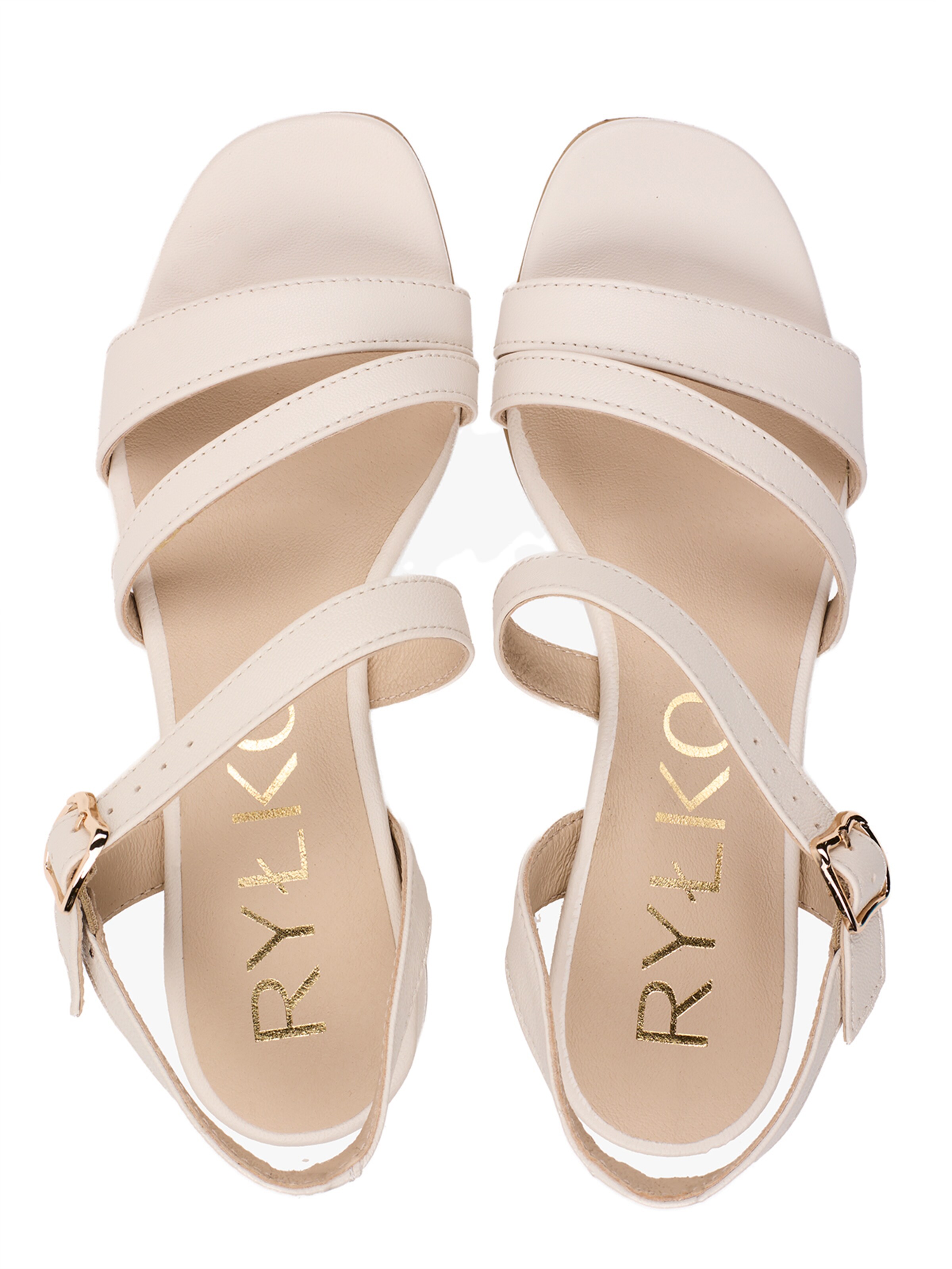 RYLKO Sandały w kolorze beżowy