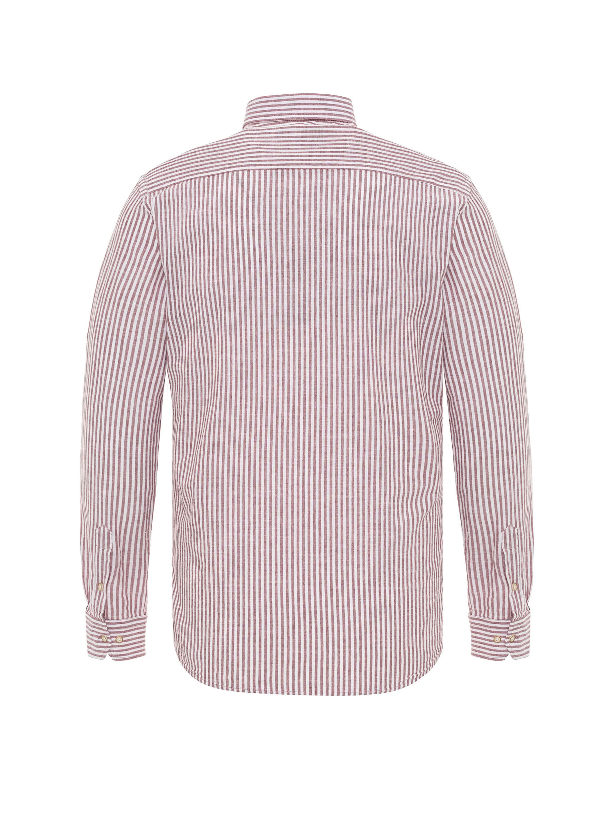 Coupe slim Chemise 'CH194' CIPO & BAXX en rouge