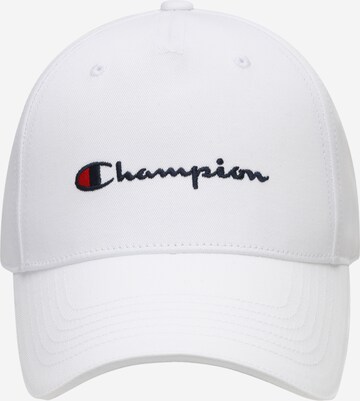 Champion Authentic Athletic Apparel Czapka z daszkiem w kolorze biały