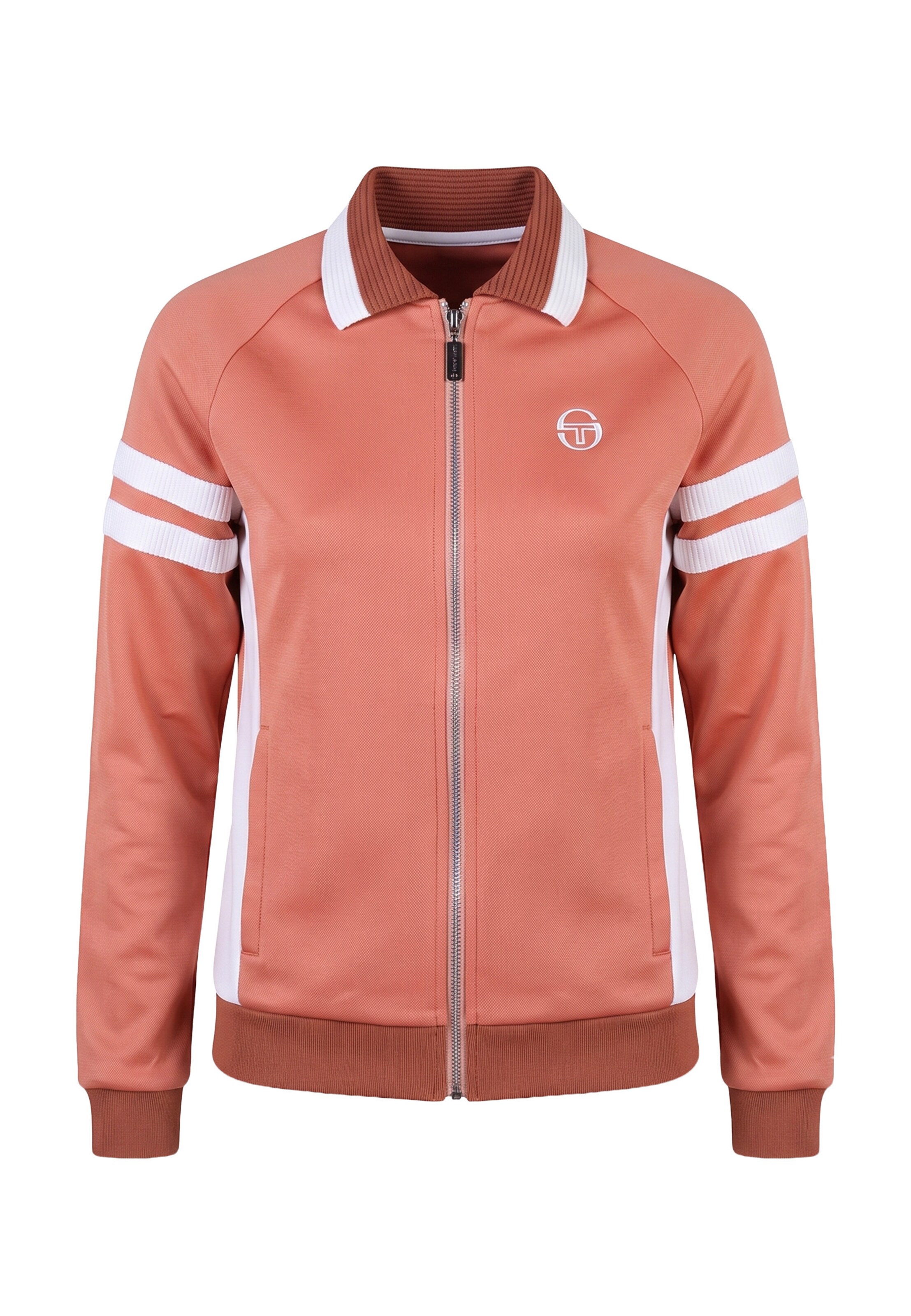 Sergio Tacchini Sweatvest 'Donatello' in Oranje: voorkant